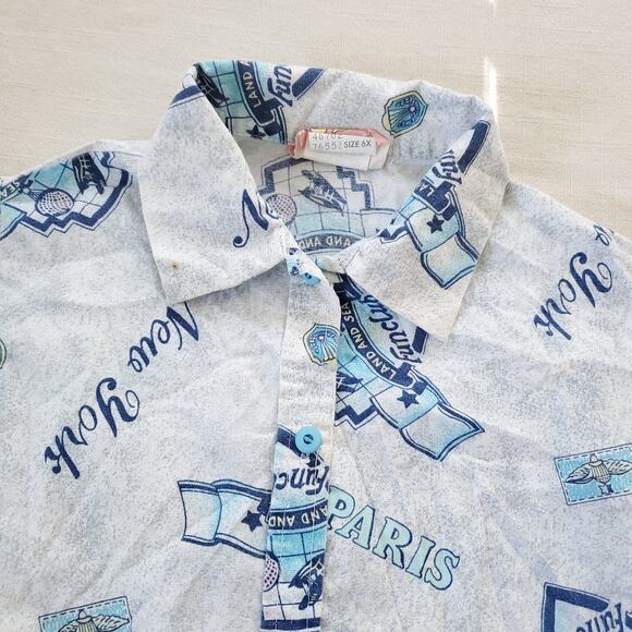 Vintage Travel Places Shirt 3t/4t - Picture 2 of 10